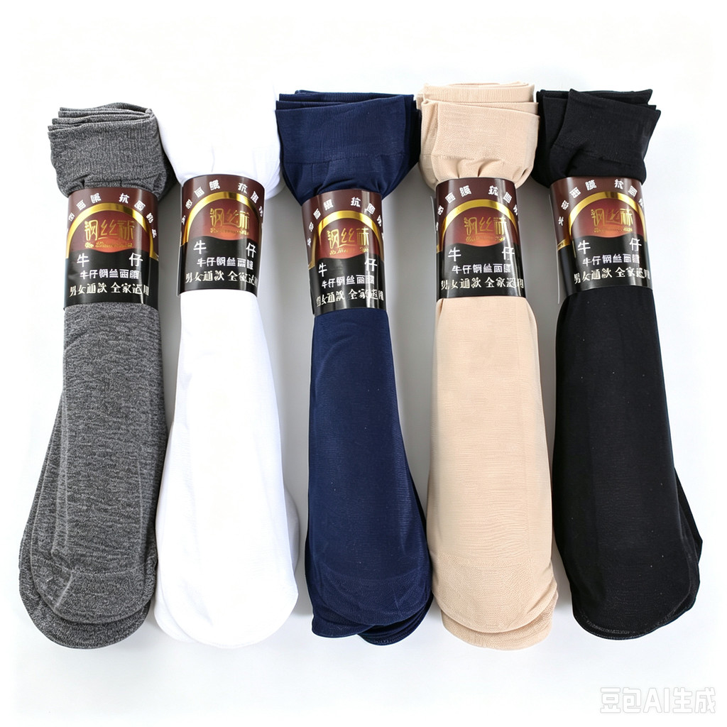 Silk Sock Bamboo - 10 Paia di Calzini Antiodore in