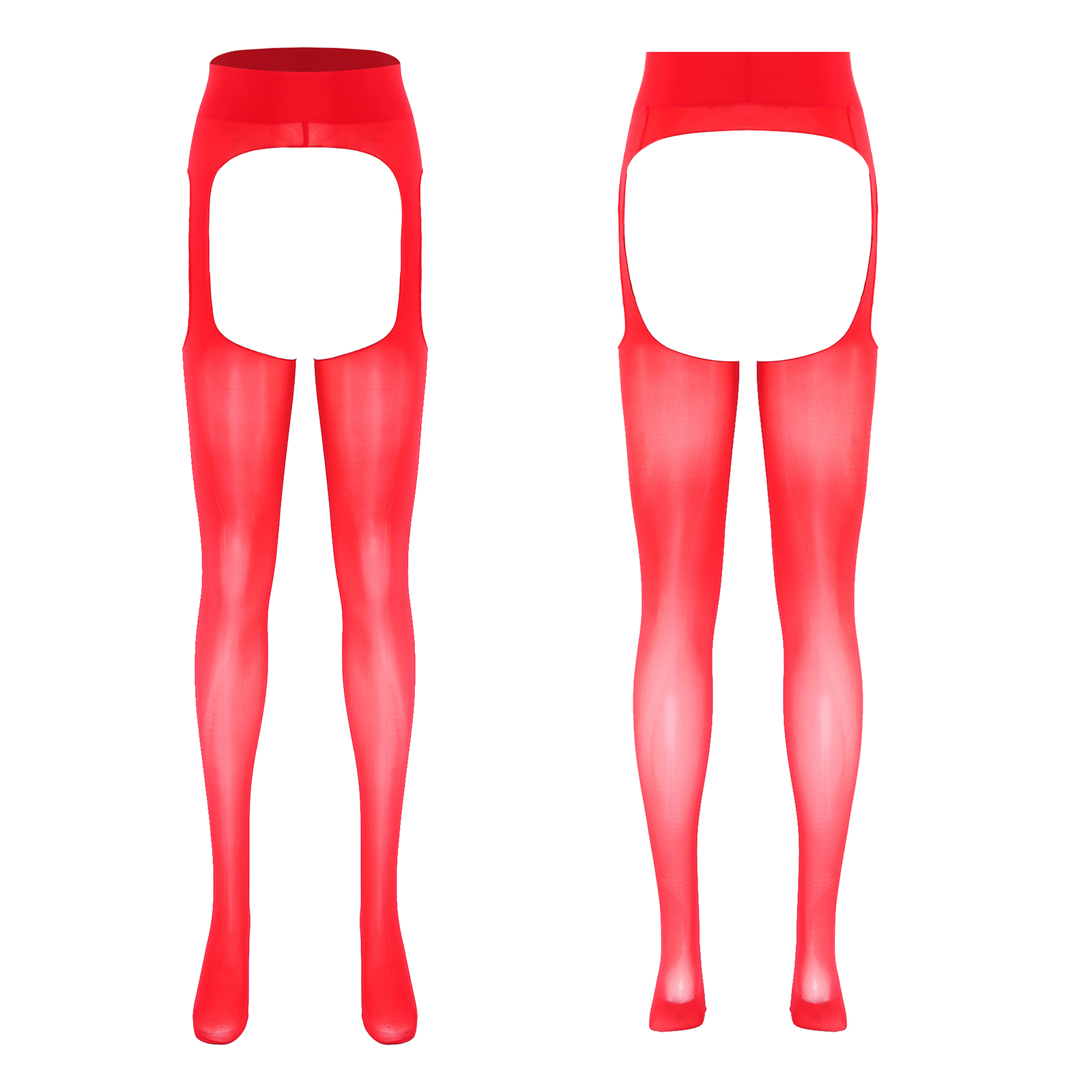 Tights Pantyhose Sheer - Donne sexy con apertura sul cavallo